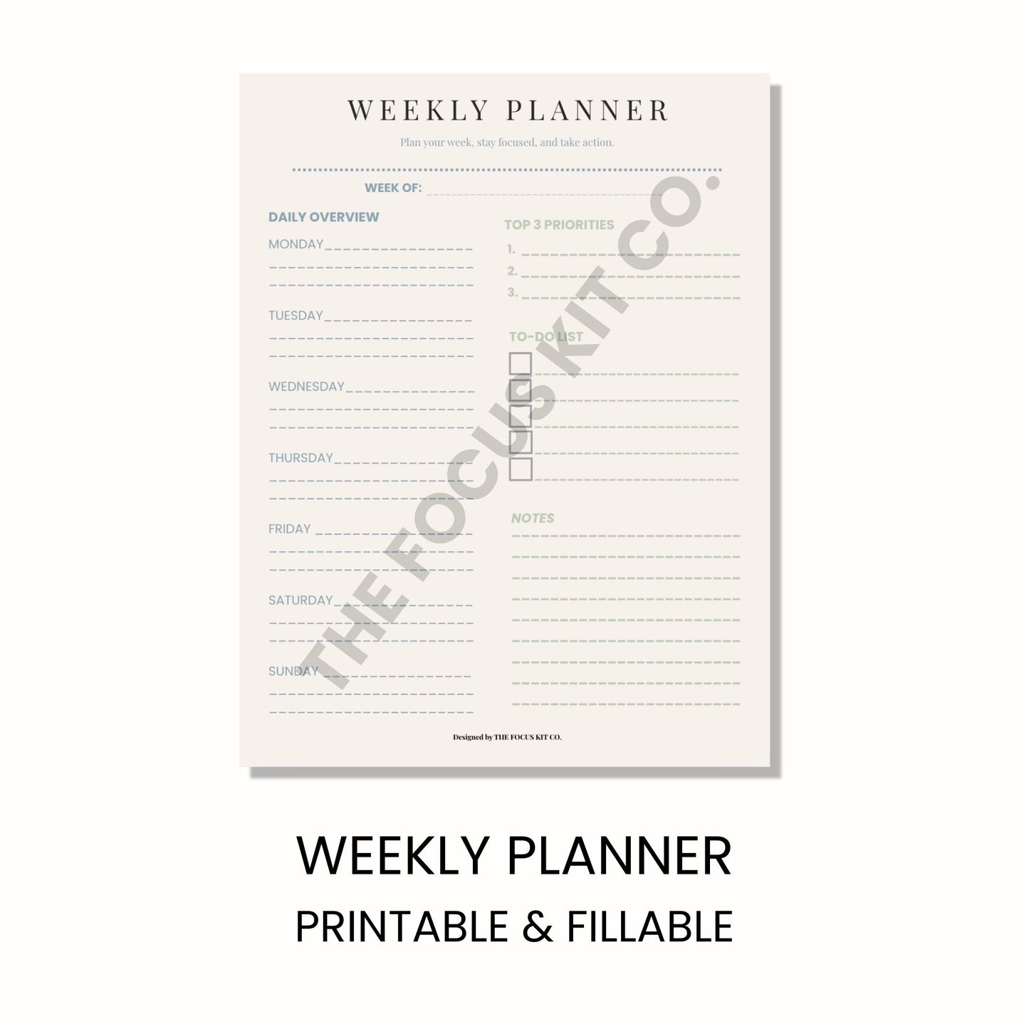 Weekly Planner