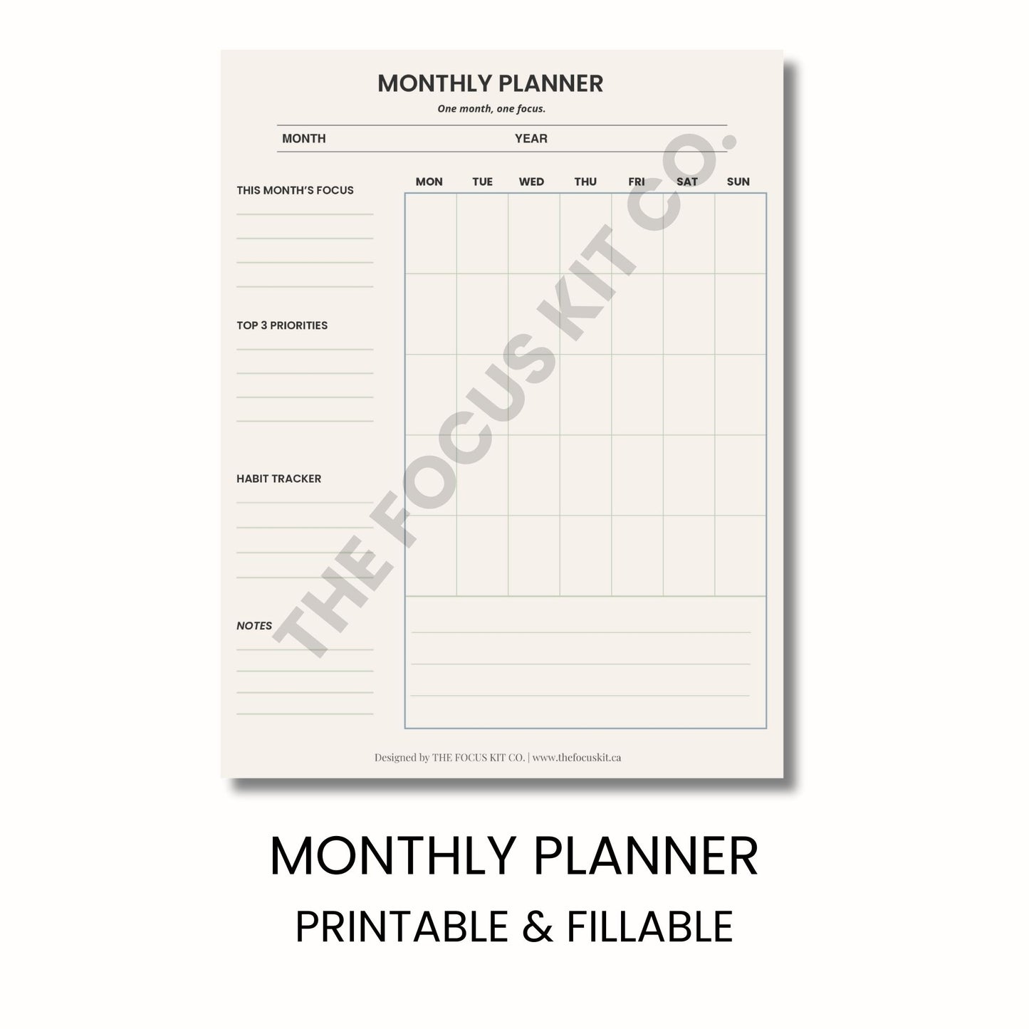 Monthly Planner