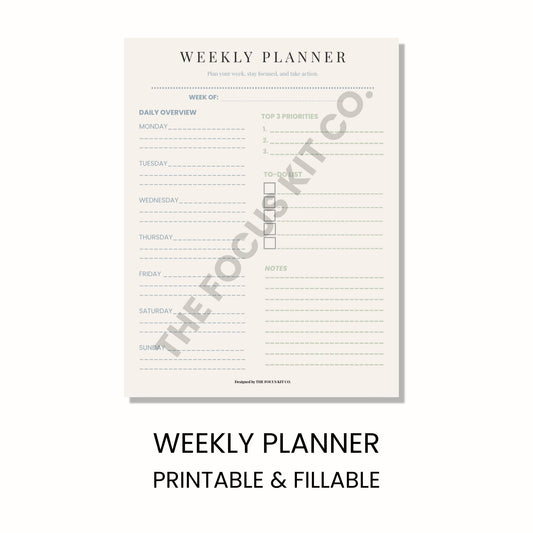 Weekly Planner